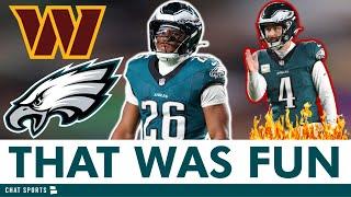 Saquon Barkley RUNS WILD! Cut Jake Elliott Concerns | Eagles vs. Commanders TNF INSTANT REACTION