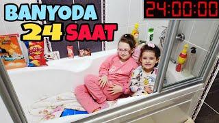 BANYODA BİR GÜN BOYUNCA KALDIK ! SON ÇIKAN KAZANIR !! BAHAR VE BANU ALYA !!