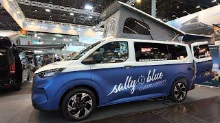 Der neue Ford Transit Custom Salty Blue Premium I Caravan Salon 2024 I MoMa Camp