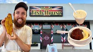 Huge Fish & Chips, Best Sticky Toffee Pudding, Top Clam Chowder | Clermont Fish House