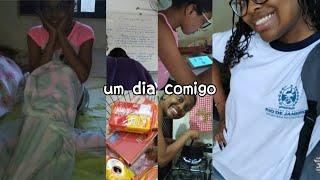 Um dia comigo~uniforme novo,arruma-se comigo,escola, supermercado,atividades da escola,cozinhando..