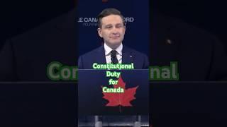 Pierre Poilievre on doing a constitutional duty