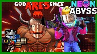 Finding Ares in Neon Abyss with DangerouslyFunny Levels of Damage!