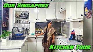 தமிழில்~Kitchen Tour‍ Our Singapore House!!  || #home #kitchentour #kitchen