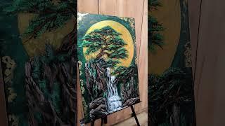 Японские мотивы. Художник Елена Емельянова-Амурская #art #painting #drawing