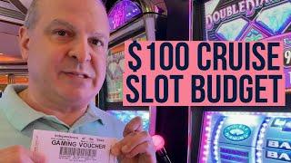 How To Make $100 Last At A Cruise Ship Casino Playing Slots! 