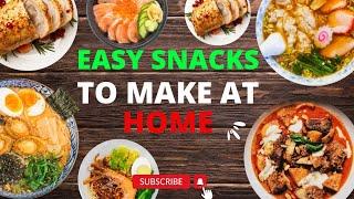 5 Easy Snacks To Make At Home In Ten Minutes