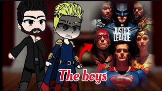 The seven+ Butcher reacts to Justice league (The boys react)