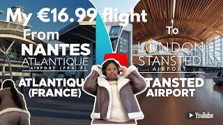 Cheap flights  Europe; from Nantes FR  to London for €16 #travelvlog #London #nantes #cheapflight