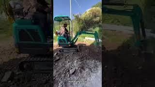 China ELORRY EL12 mini digger excavator 1.2ton digger machinery#diggermachine #chinatruck