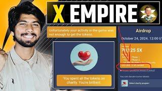 Today airdrop X empire withdrawal | xempire Airdrop not eligible, X empire new update