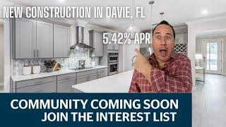 New construction in Davie, Florida