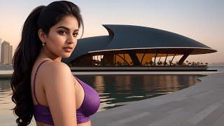 [4K] AI Imagix Lookbook - Indian- Stylish Elegance at Jeddah Corniche