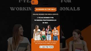 Get Your Degree in 1 Year – Online Working Professionals in the USA!