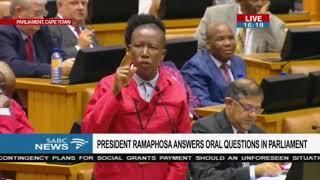 Ramaphosa fails to answer EFF CIC Julius Malema’s follow up question in Parliament