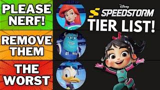 The BEST Disney Speedstorm Tier List For Season 8! | Made By Top Players