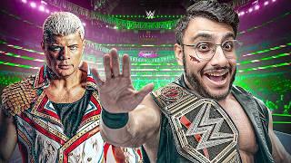 I AM IN THE MAIN EVENT OF WWE AGAINST CODY RHODES