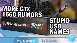 News Corner | More GTX 1660 & 1650 Leaks, Terrible New USB Spec Names (Again)