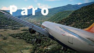 Paro Airport - der wohl schwerste Anflug im Airliner | 4K60fps