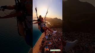 paragliding in evening #shorts #explorekaro #youtubeshorts#explore #travel#explorepage #paragliding