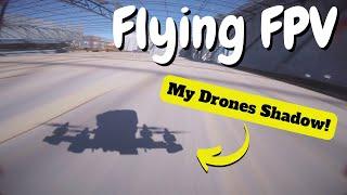 Flying a FPV DRONE... at A Construction Site (AWESOME RAW FREESTYLE)