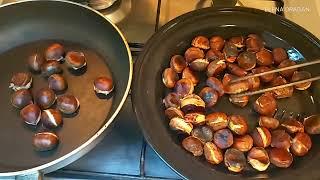 Roasted chestnuts recipe / Fragrant, delicious chestnuts at home / Turkish recipes