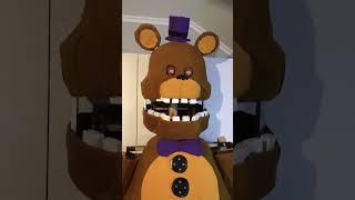 Fredbear in nightmare mode | Real life fredbear #shorts #fredbear #fnafirl