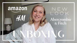 UNBOXING & OSTOSTEN ESITTELY | H&M, NEW LOOK, AMAZON JA ABERCROMBIE & FITCH | Katri Konderla