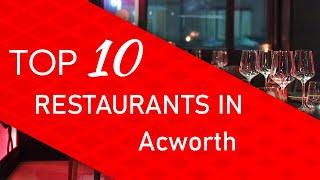 Top 10 best Restaurants in Acworth, Georgia