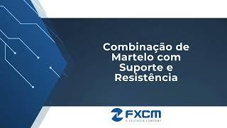 Combinação de Martelo com Suporte e Resistência| FXCM