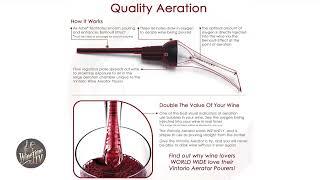 Enhance Every Sip: Vintorio Wine Aerator Pourer | WineTimeTV