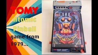 Tomy Atomic Pinball tabletop electronic game from 1979 | Retro review