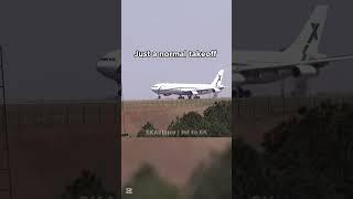 “Just a NORMAL takeoff 🫣” #shorts #aviation #foryou #trending #fyp #a340 #fail