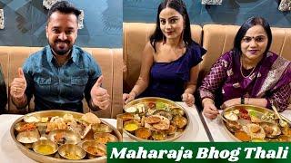 MAHARAJA BHOG Thali | Mumbai's BIGGEST Maharaja Thali at Juhu Beach