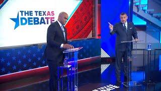 Ted Cruz and Colin Allred answer questions about transgender athletes during debate