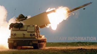 Most lethal US military MLRS weapon system - heavy artillery killer