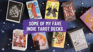 BEST INDIE TAROT DECKS IN MY TAROT COLLECTION️some real gems