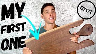 DIY CHARCUTERIE BOARD // Live Edge Slab