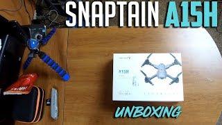 Snaptain A15H Foldable WIFI FPV Drone Unboxing