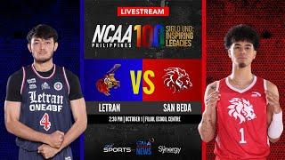 Letran vs San Beda (Men’s Basketball) | NCAA Season 100 - Replay