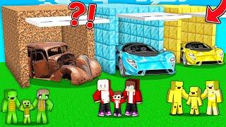 Baby JJ vs Mikey vs Banana Kid GARAGE Survive Battle in Minecraft! - (Maizen TV)