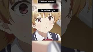 Bully Who ? Coldest Anime Comeback #short #edit #anime #school #drama #trending