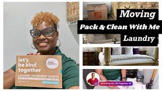 MOVING|LET'S PACK AND CLEAN WITH ME|DOWNSIZING|LIVING A FRUGAL LIFE| @KINDLAUNDRY