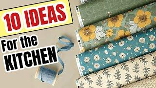 10 SEWING PROJECTS for the KITCHEN | 10 SEWING ideas for the home