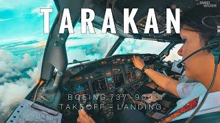 BALIKPAPAN - TARAKAN // COCKPIT VIEW