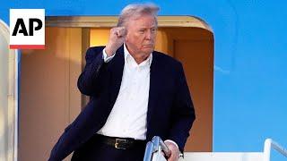 Trump says ‘I think I did well’ after annual physical and speaks on tariffs