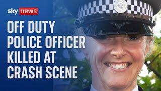 Off duty police officer hit by lorry and killed in North Yorkshire had stopped to help