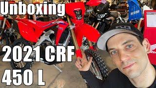 2021 Honda CRF 450 L / Unboxing and Start Up / MAX’S MOTO SHOP