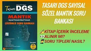 Tasarı Dgs Sayısal Sözel Mantık Soru Bankası Kitap İnceleme