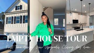 New Built EMPTY HOUSE TOUR | Closing Day Drama |  Upgrades and More